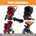 thumbnail image 6 of FNNMNNR Stroller Snack Tray with Cup Holder Multifunctional Stroller Food Tray Non-Slip Grip Clip Universal Stroller Tray Attachment Detachable Stroller Snacks Holder with 2 Hooks for Str, 6 of 9