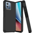 thumbnail image 4 of For Motorola G Stylus 5G (MultiCarrier 6.6" 16MP Camera) 2023 Tough Strong Hybrid (Magnet Mount Friendly) Case Cover - Black, 4 of 5