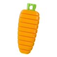 thumbnail image 4 of Cepillo de fregar flexible, cepillo para verduras, cepillo de limpieza de frutas y verduras crujiente para el hogar de zanahorias de maíz vegetal Amarillo, 4 of 7