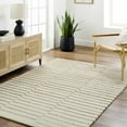 thumbnail image 3 of Hauteloom Gawel Wool Living Room, Bedroom Area Rug - Contemporary - Bone, Dark Brown, Light Brown - 9' x 12', 3 of 7