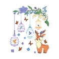 thumbnail image 3 of Dibujos animados rama fresca pájaro jaula mariposa ciervo habitación de los niños jardín de infantes decoración del hogar pegatina de pared Wmkox8yii HKAHFKAH1708, 3 of 9