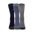 thumbnail image 4 of Chaps Embroidery Athletic Crews 3-Pack Men's Sock Size 10-13, 4 of 5