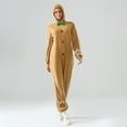 thumbnail image 2 of Gupgi Christmas Family Matching Outfit Set Kid Adult Gingerbread Man Jumpsuit One Piece Hooded Romper, 2 of 9