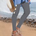 thumbnail image 2 of Hurxie Women's Halloween Spooky Season Print Graphic Leggings Cute Skinny Leg Pants, 2 of 4