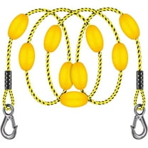 65ft Tow Rope, Boating Tow Ropes for 1-4 Rider Towable Tubes, W/Floats, Stainless Steel Hook at Each end, idear for Water Sports