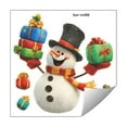 thumbnail image 2 of Bathroom Stickers, 29x29cm Jumbo Size Colorful Funny Snowman Gifts Design, Bathroom Stickers, Removable Self-Adhesive Waterproof for Bathroom Wall Decoration Beautification Holiday Seasonal Decor, 2 of 7