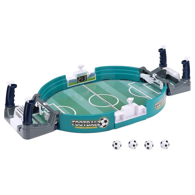 Pinball de fútbol verde de gran tamaño, plástico seguro, educativo interactivo con 4 bolas, juego de fútbol de mesa para regalo de fiesta
