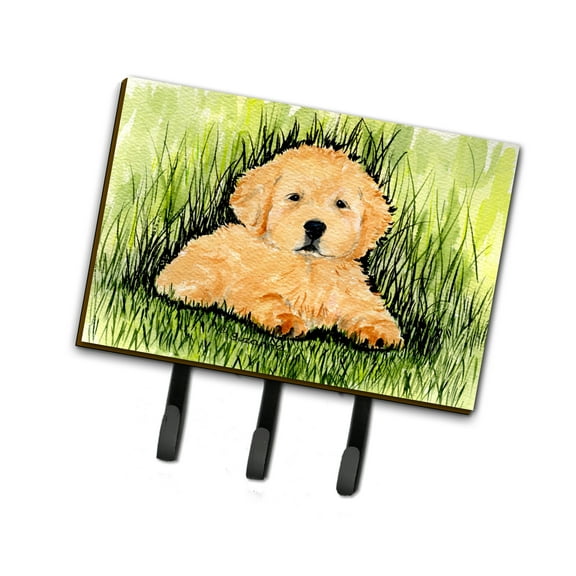 Carolines Treasures SS8476TH68 Golden Retriever Leash Holder or Key Hook, Large, Multicolor