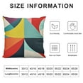 thumbnail image 5 of ARISTURING  Colorful Geometric Throw Pillow Covers Multicolored Aesthetic Home Decor Pillow Covers Modern Geometry Style Pillowcase for Patio Furniture Living Room Sofa, 5 of 5