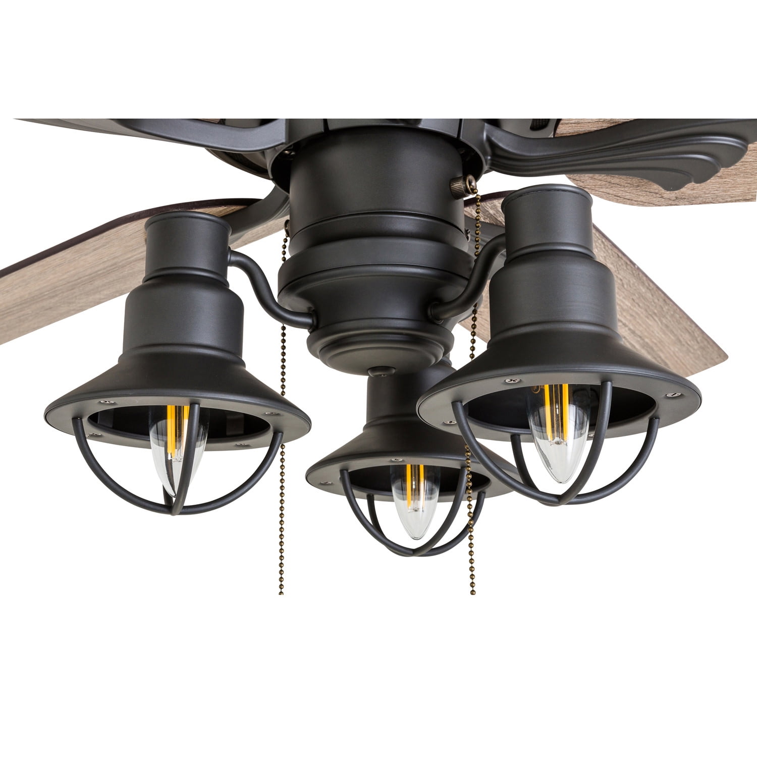 Prominence Home Sivan 52” Bronze Ceiling Fan with 5 Blades, Light Kit and Remote Control