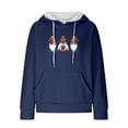 thumbnail image 4 of Grande Économie, Chandail à Capuche Femme HWRETIE 2025, Chandail Raglan à Capuche à Fermeture à Glissière pour Femme, Chandail Cardigan, Chandail à Manches Longues, 4 of 4