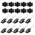 thumbnail image 1 of 20Pcs Simple Design Square Garden Flag Clips for Adults 3.2x3.2in, 1 of 8