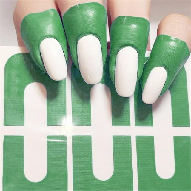 Nail Oil Spill Prevention U - shaped Nail Sticker Environmental Adhesive