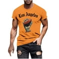 thumbnail image 2 of Ceisia Men's Spring Sporty Printed Round/Crew Neck Long Gift Sleeve Shirt - Comfortable Daily Outdoor Wear, 2 of 5