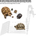 thumbnail image 4 of Turtle Basking Platform Extra Large Wide Hanging Transparent Tortoise Resting Terrace Aquarium Ramp, 4 of 7