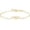 Infinity Heart Bracelet, variant on 14K Solid Gold Cross Bracelet for Women Butterfly Pineapple Lucky Clover Heart Sister Bracelets Birthday Christmas Mothers Day Jewelry Gifts for Mom Friends