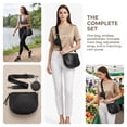 thumbnail image 2 of NOBRAND Women's Crossbody Bag, PU Leather Messenger & Shoulder Bag, Black, 2 of 7