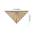 thumbnail image 3 of Ckraxd Triangular Wooden Wall Mount Plant Shelf, Decorative Wood Floating Shelf, Boho Wall Storage Rack, Multi-Functional Home Decor for Living Room, Bedroom, Office, 3 of 6
