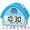 Light Blue Astronaut, variant on Unique Bargains House-Shaped Alarm Clock White Bunny 4.3"L x 2.4"W x 5.0"H
