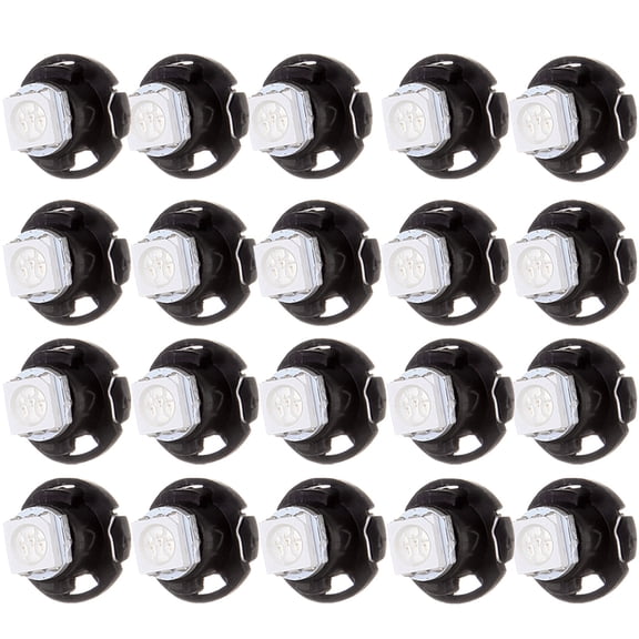 cciyu T5 Neo Wedge 5050 SMD Instrument Panel Gauge Cluster Dashboard LED Bulb,20 Pack Super Blue