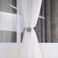 thumbnail image 3 of GUOOL Decorative Suction Curtain Tiebacks Voile Drapery Holder Gray, 3 of 6