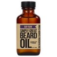 thumbnail image 1 of Aceite para barba Simply Great - Aceite para barba perfumado BAY RUM - Acondicionador para barba 3 oz de fácil aplicación - Natural - Cuidado vegano y libre de crueldad para barba - Regalos para hombr, 1 of 1