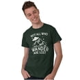 thumbnail image 5 of Not All Who Wonder Are Lost UFO Cute Men's Graphic T Shirt Tees Brisco Brands 2X, 5 of 6