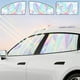 thumbnail image 1 of Cortina magnética de cortina solar para coches | Persiana Universal Fit Auto para ventanas plateada 80x50cm | Protección UV Aislamiento térmico | Poliéster de instalación rápida | Cobertura, 1 of 9