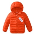 thumbnail image 5 of URMAGIC Kids Lightweight Puffer Jacket Padded Quilted Hooded Coat Warm Outerwear for Boys Girs, 3-4 Years, 5 of 9