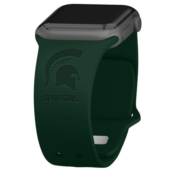 Michigan State Spartans Debossed Silicone Apple Watch Band