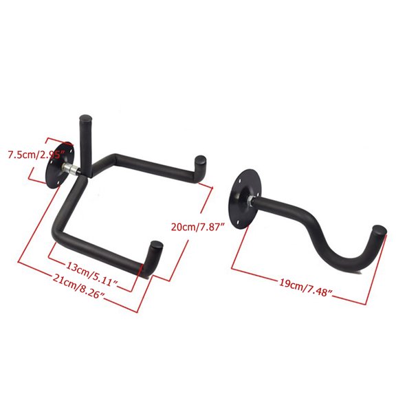 Soporte de pared para guitarra, colgador de pared para guitarra clásica eléctrica acústica, soporte de pared Horizontal para guitarra