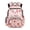 Pink Axolotl Strawberry Print, variant on Psesaysky Cute Capybara Heart Funny Backpack with Front Pocket, Lightweight Multi-Pocket 17 Inch Casual Daypack for School Camping