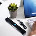 thumbnail image 2 of pitrice USB Powered Computer Speaker Sound Bar for Space Saving PC Laptop on Space Speaker Bar Black, 2 of 9