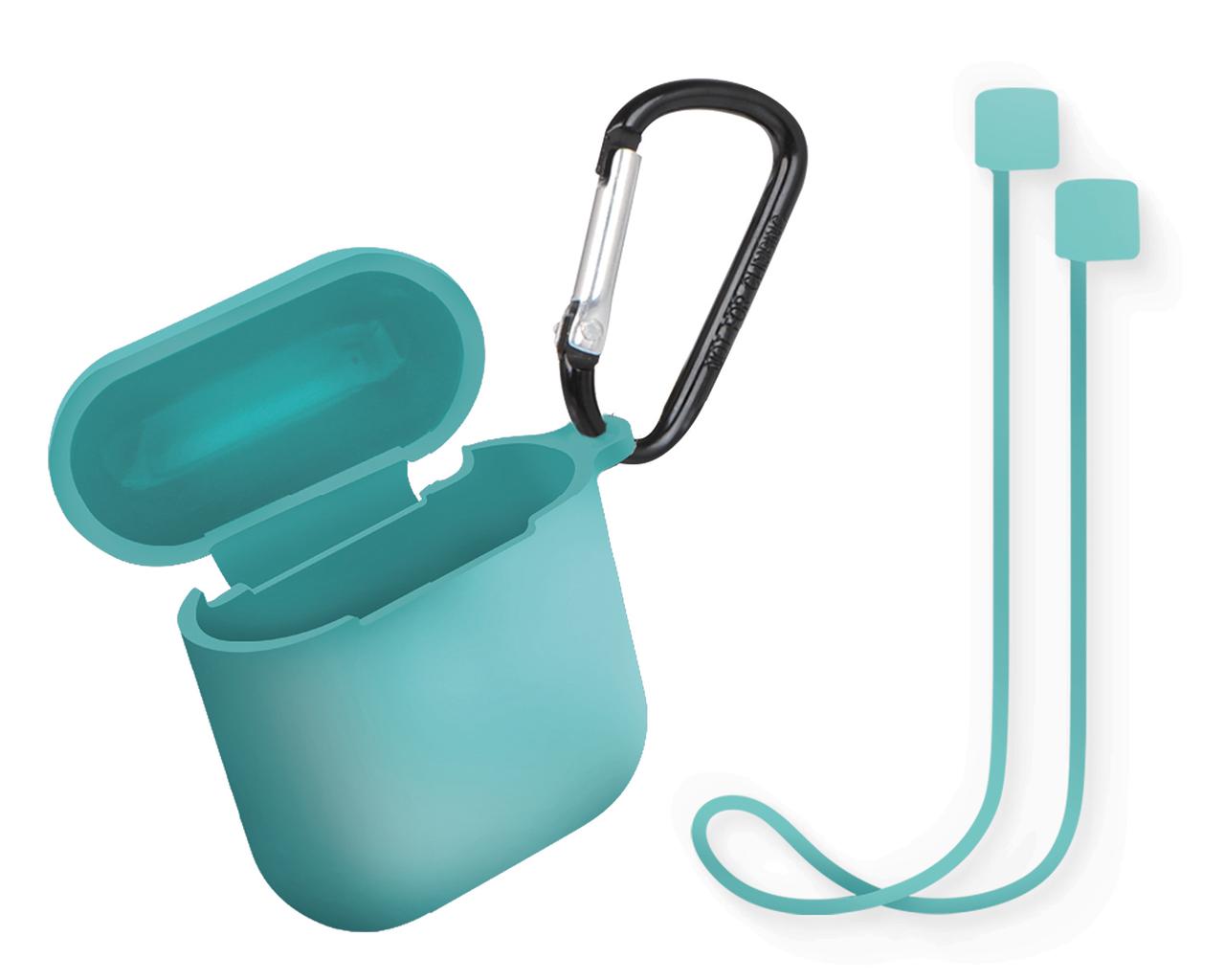 Xtreme 3-Piece Blue Protective Silicon Soft Case for Airpods, 3.5 inch