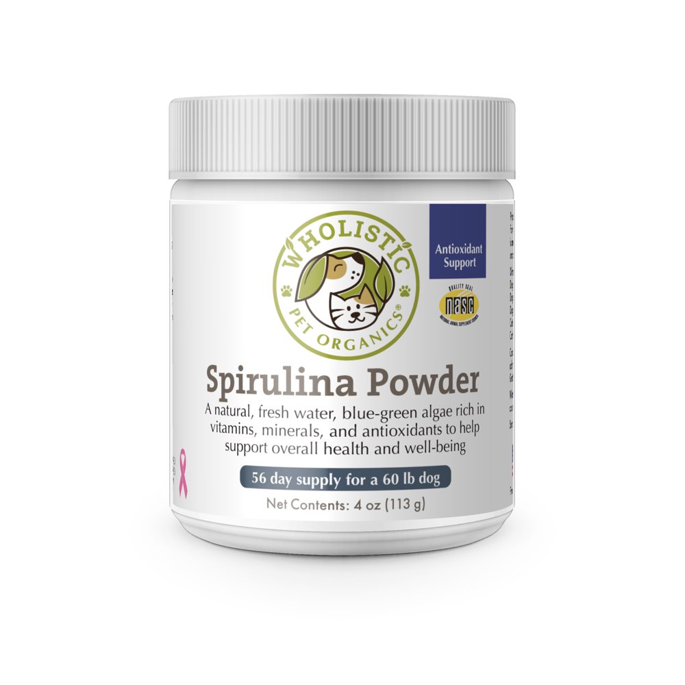 Wholistic Pet Organics Spirulina Immune Support Dog Supplement, 4 Oz