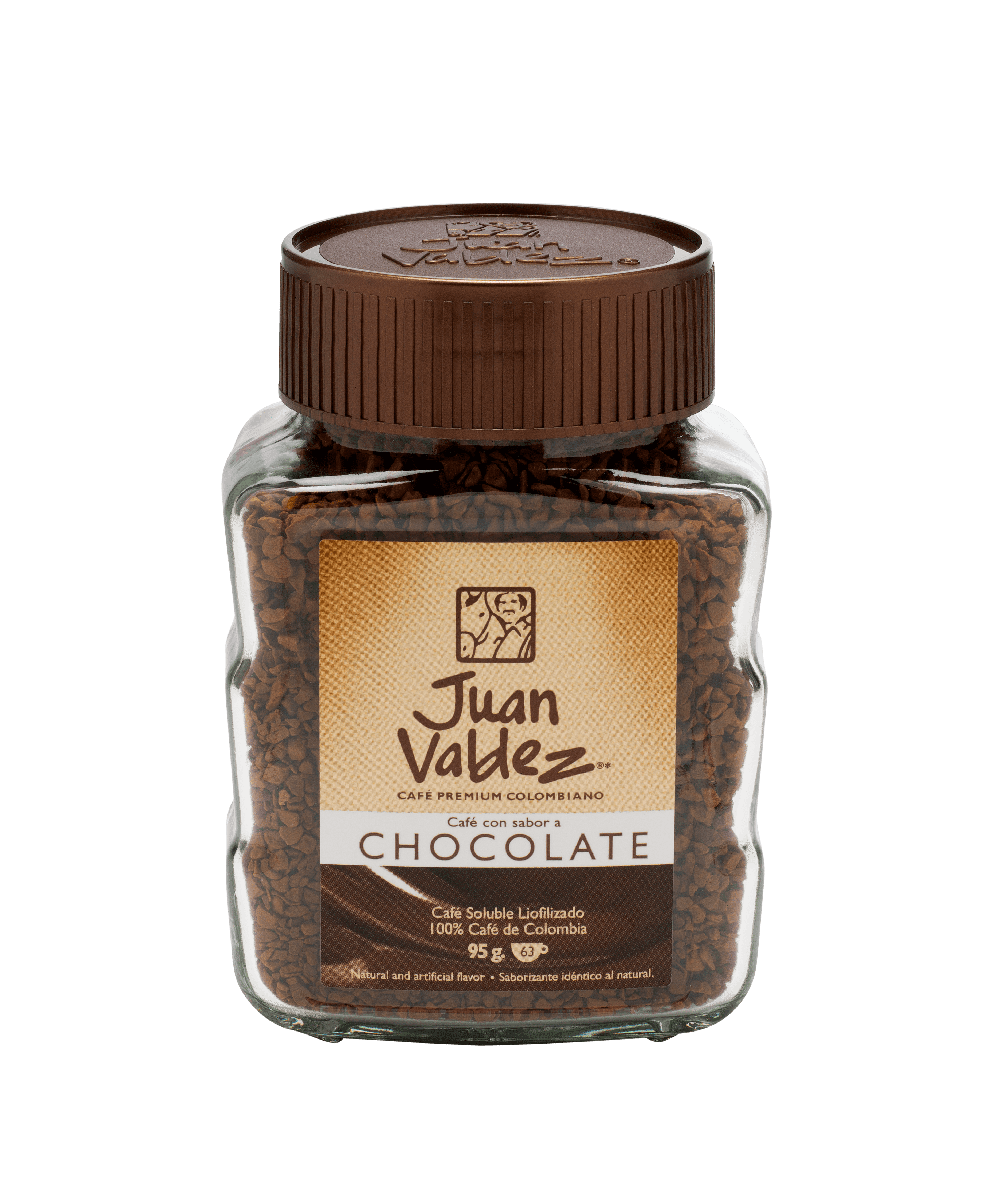 Juan Valdez 100 Colombiano Freeze Dried Coffee, Chocolate