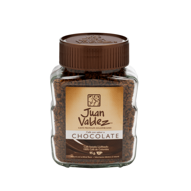Juan Valdez 100 Colombiano Freeze Dried Coffee, Chocolate