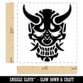 thumbnail image 2 of Oni Japanese Ogre Demon Self-Inking Rubber Stamp Ink Stamper - Yellow Ink - Small 1 Inch, 2 of 7