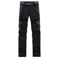 thumbnail image 3 of Women's Hiking Pants Lightweight Elastic Waist Sport Trousers Windproof Straight Leg Outdoor Pants with Pockets, 3 of 6