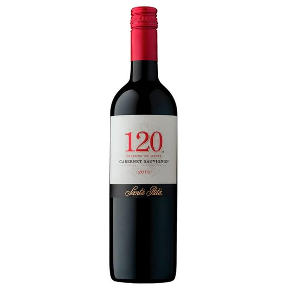 Pack de 2 Vino Tinto Santa Rita Viña 120 Cabernet Sauvignon 187 ml Santa Rita Viña 120 Cabernet Sauvignon