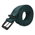 thumbnail image 3 of Men's Women's Double Grommet 2 Hole Belts Canvas Web Solid Casual Belt Gray Size XL, 3 of 5