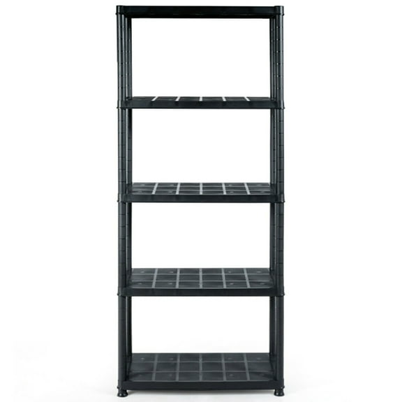 Kepooman Storage Shelves,Garage Shelf, Storage Rack, 5-Tier Storage Shelving Freestanding Heavy Duty Rack