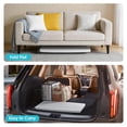 thumbnail image 4 of NiamVelo 30 In Small Table Folding TV Tray Table Adjustable Small Desk Card Table Plastic Table Foldable Camping Table for Indoor&Outdoor, 4 of 10