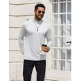 thumbnail image 3 of COOFANDY Men's Fashion Mock Neck T Shirts Long Sleeve Turtleneck Pullover Shirts Basic Slim Fitted Tee Shirts, 3 of 10