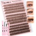 thumbnail image 1 of Extensor de pestañas Yawamica Brown Fluffy Lash Kit, 1 of 8
