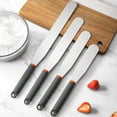 Fruit Cutting Tools Shapes Stainless Steel Spatula Cake Butter Jam