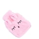 thumbnail image 2 of Botella de agua caliente a prueba de explosiones para evitar quemaduras, funda de felpa con patrón de conejo desmontable, bolsa de agua caliente rosa, 2 of 10