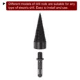 thumbnail image 5 of Uxcell Square Shank Firewood Drill Bit Wood Splitter, 32mm Wood Log Splitter Drill, 5 of 6