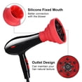 thumbnail image 1 of CUIDADO DE COLOR DE CABELLO SILICONA SECADOR DE SECADOR DE PELO DIFUSORES PROFESIONAL DE AIRE SOPLO SE SECA Suavemento ROJO, 1 of 7