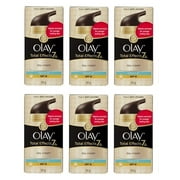 Olay Total Effects 7 in One Day Cream, Gentle, SPF 15, 50g (1.7 oz) (Pack of 6) + Cat Line Makeup Tutorial